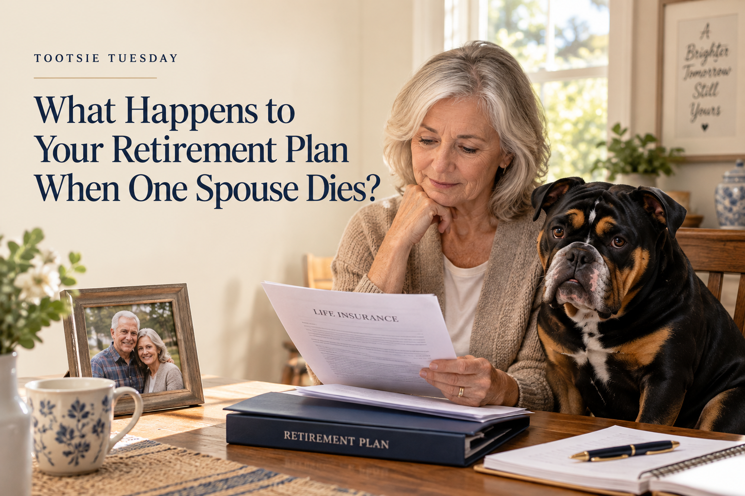 Managing Your Retirement Plan When a Spouse Passes Away